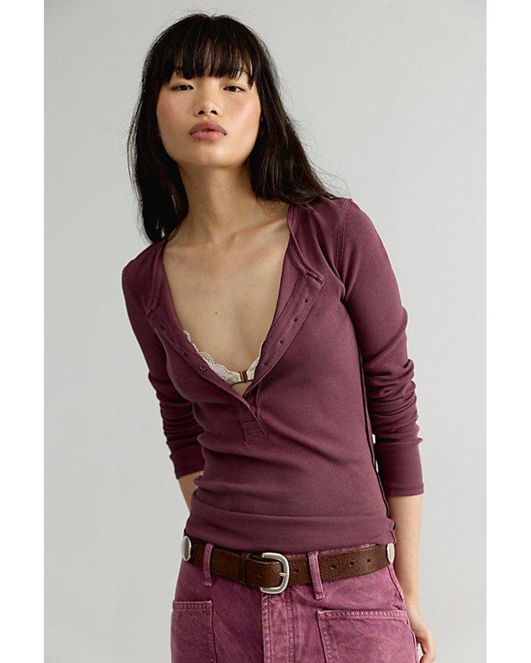 Free People Red Jamie Henley