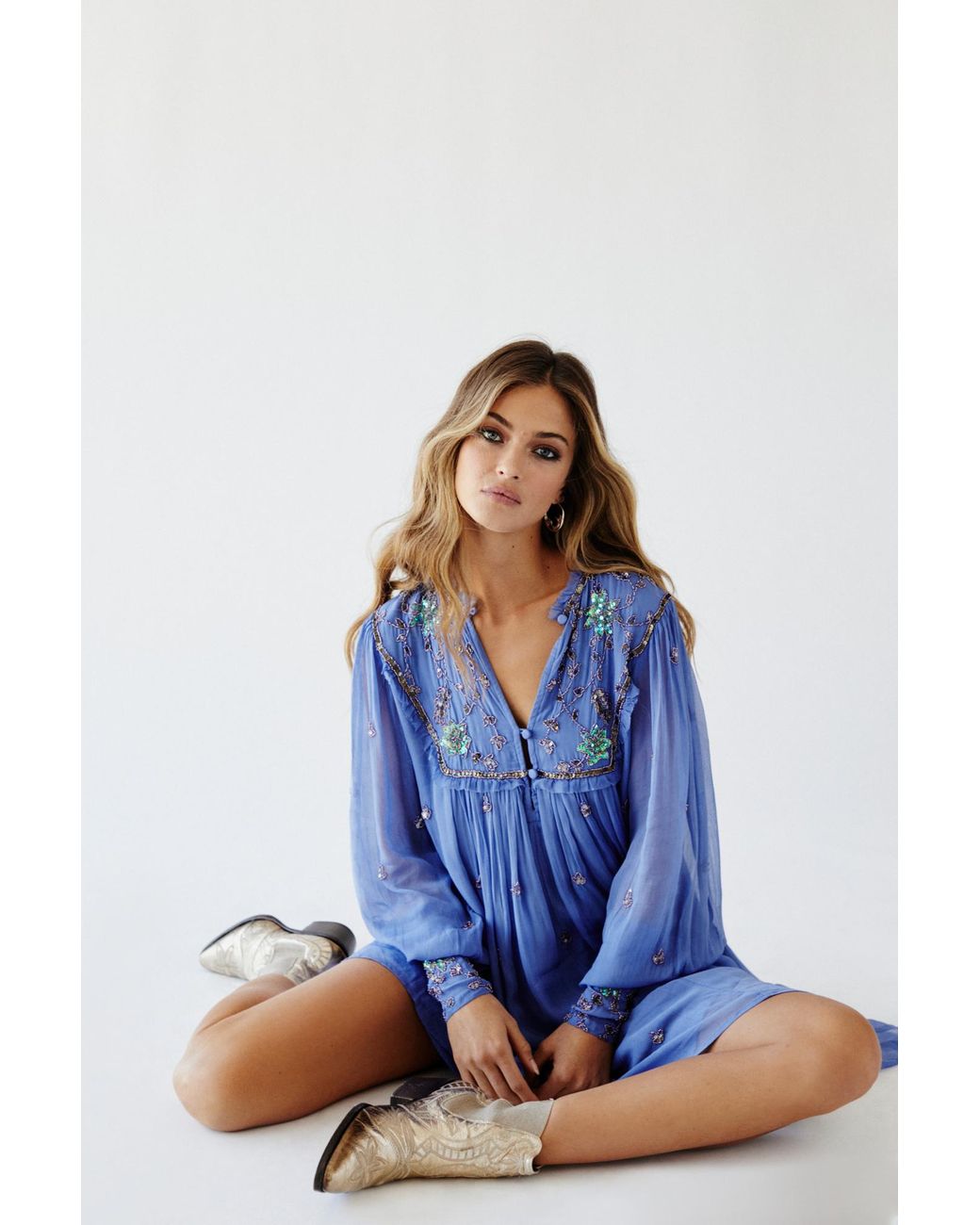 free people bali golden sun dress Bali Flora MINIDRESS-TEA Combo S