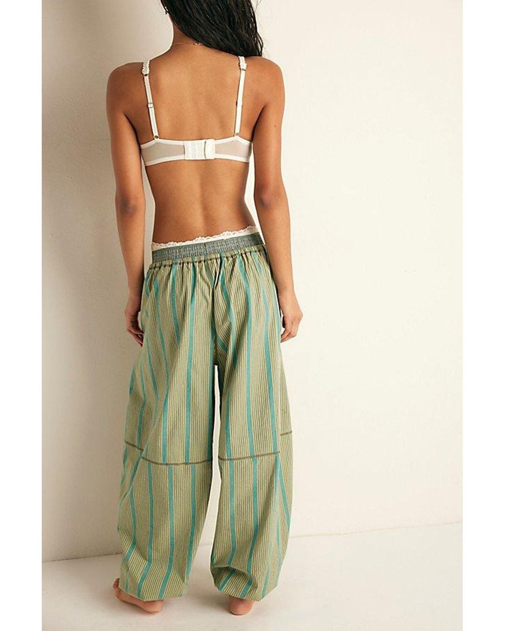 Intimately By Free People Green Over The Moon House Pants By