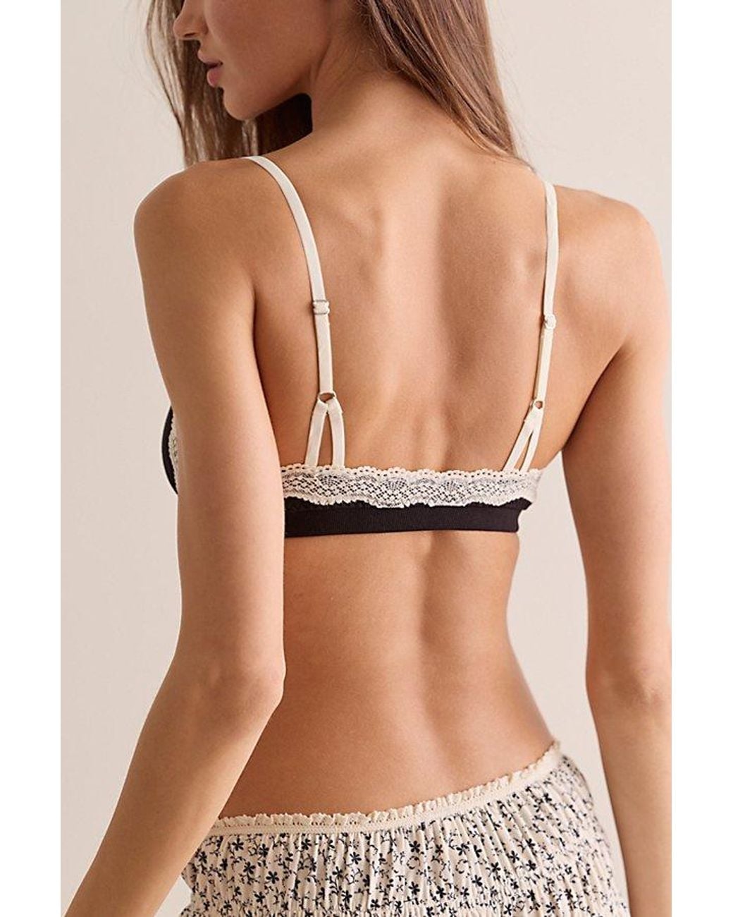 Intimately By Free People Brown Oh My Darling Scoop Neck Bralette By