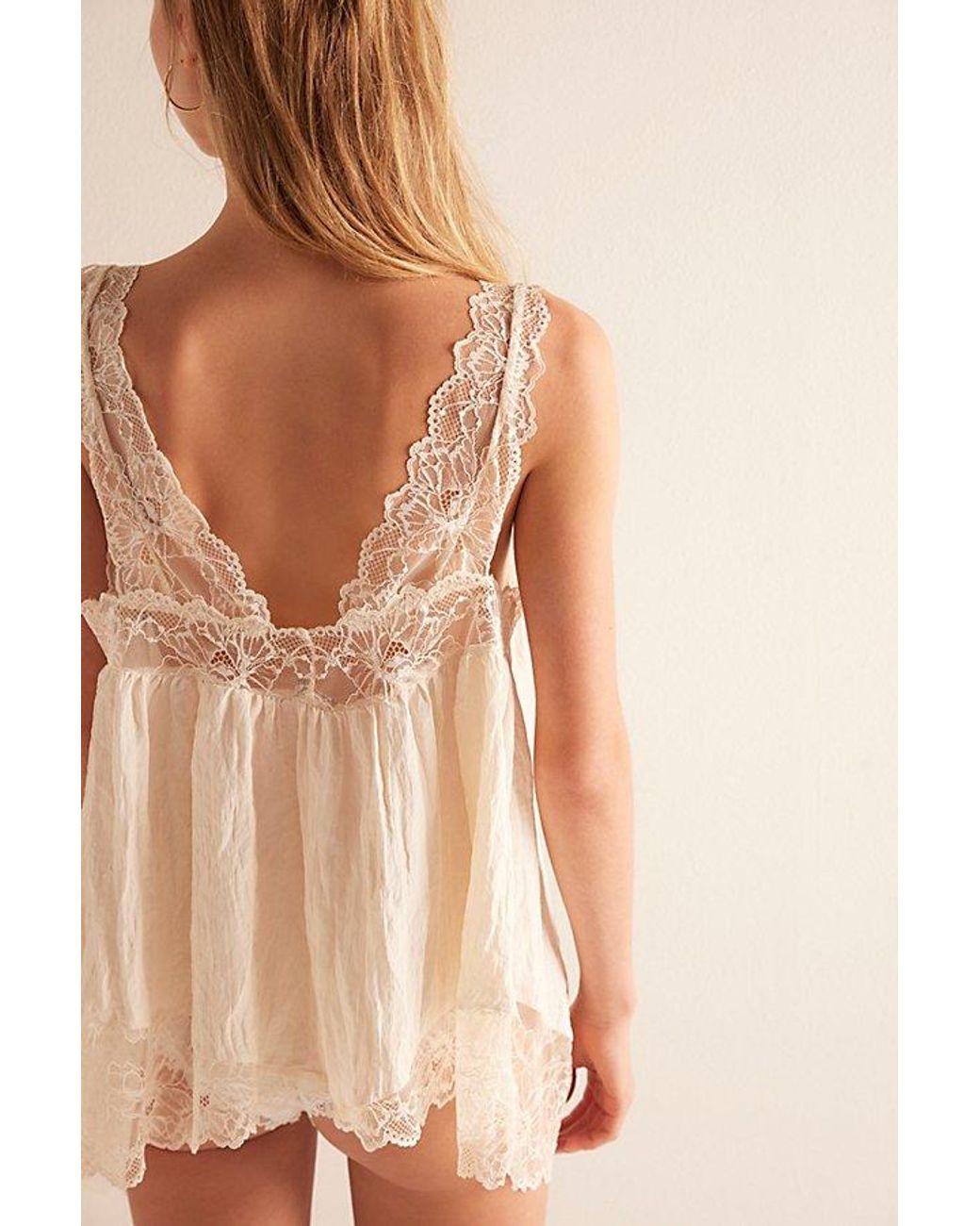 Intimately By Free People Brown Lacey Essential Tunic By