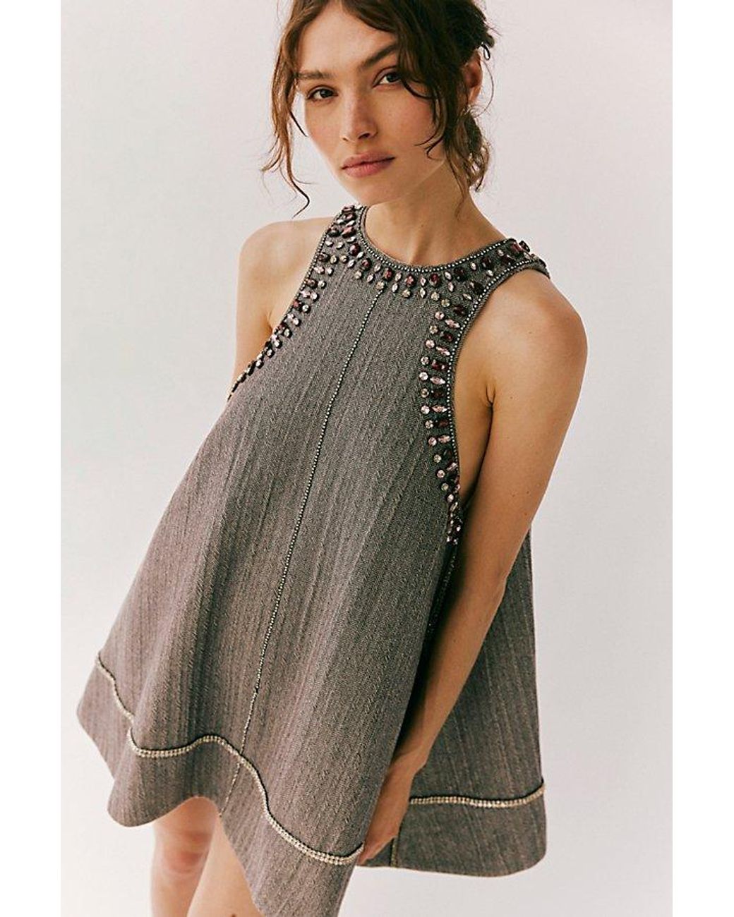 knee length dresses for ladies GEMMA HALTER MINI DRESS