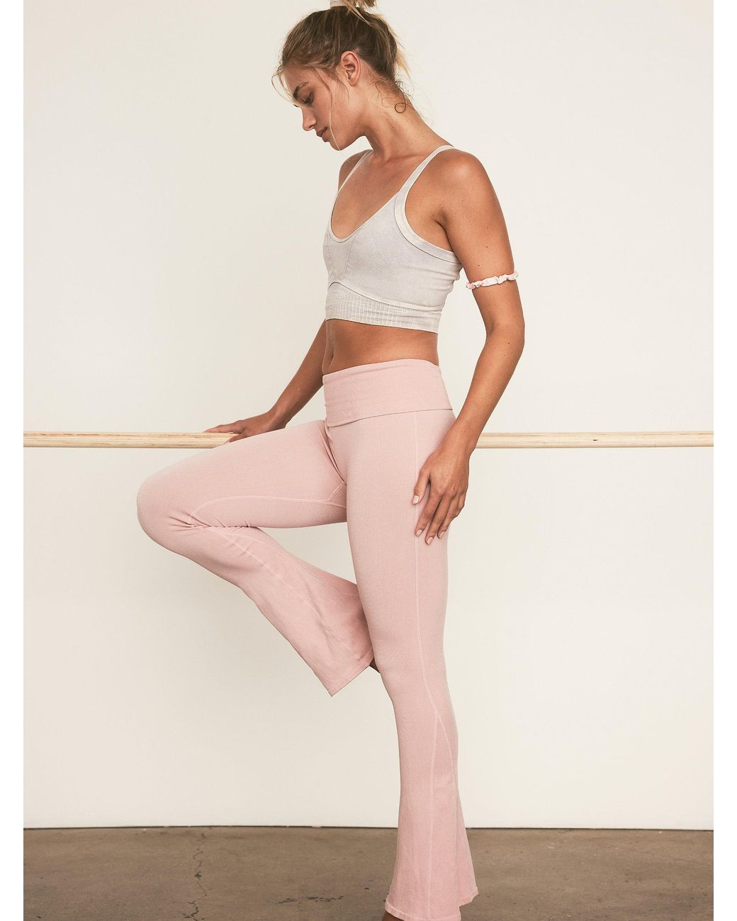 Free People Rich Soul Flares in Pink