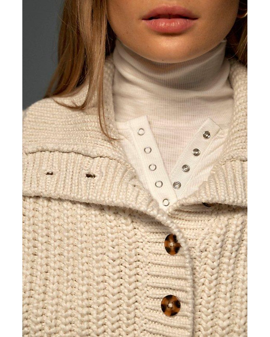 Intimately By Free People Black Keeping It Light Ribbed Henley By