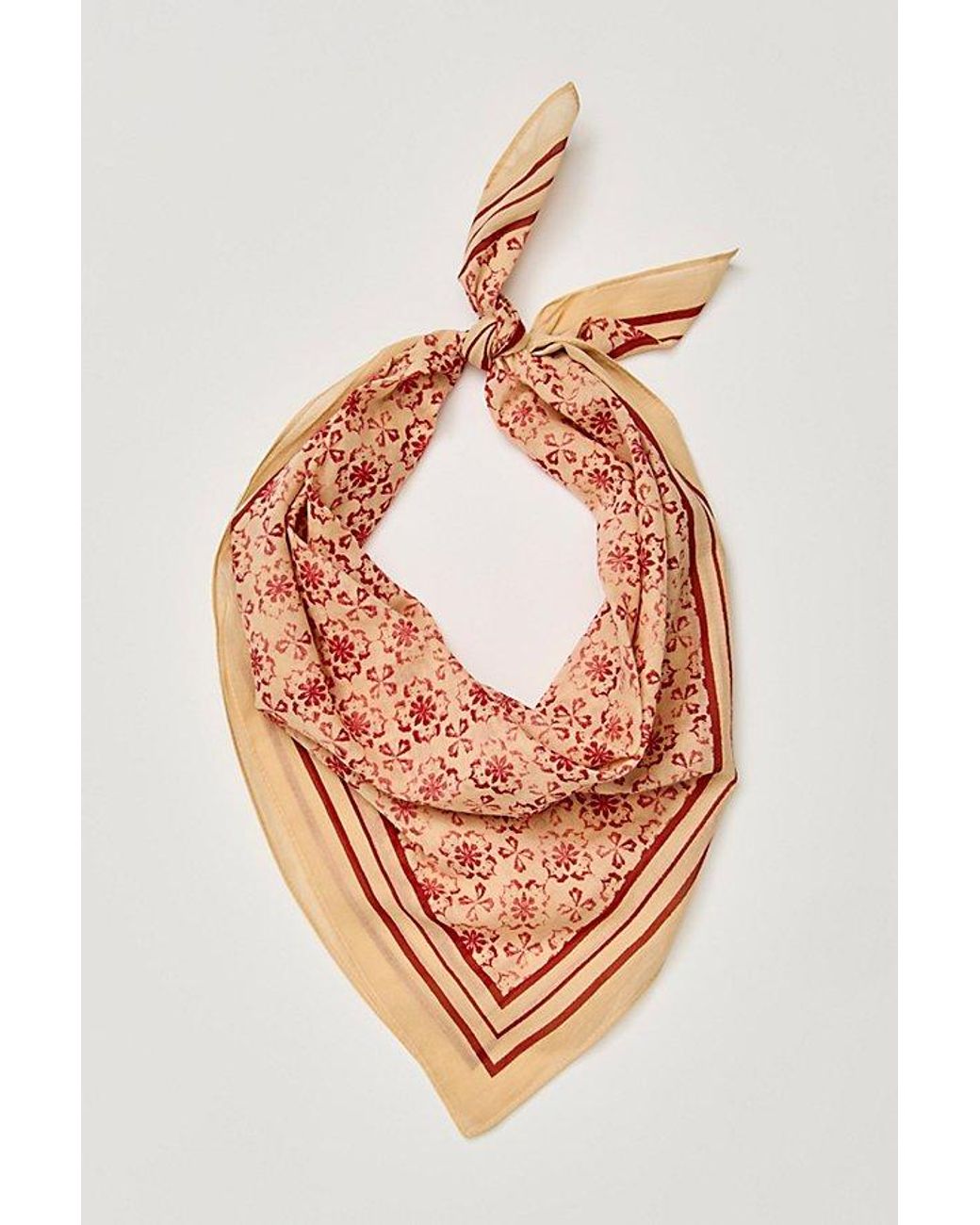 Free People Multicolor Everyday Washed Tile Bandana