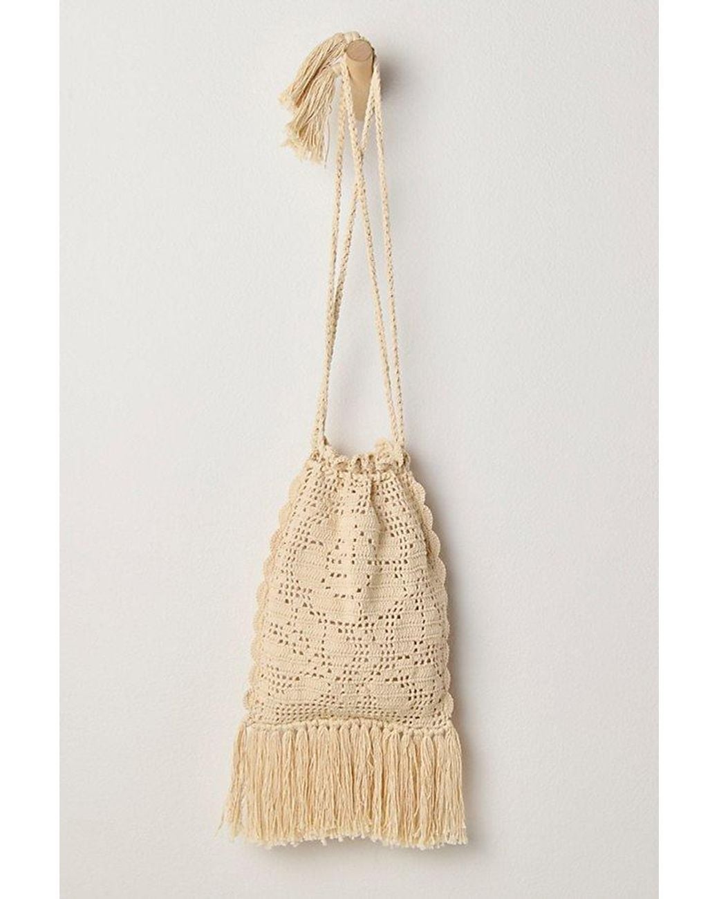 Anna Sui Natural Rose Crochet Bag