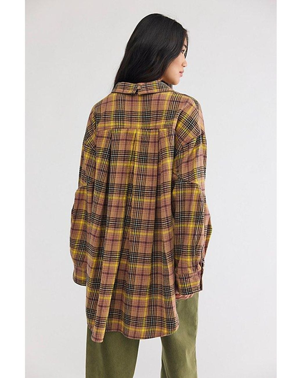 Free People Multicolor Selene Oversized Flannel