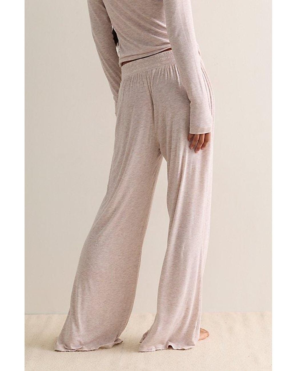 Intimately By Free People Natural Soft Company Lounge Pants By