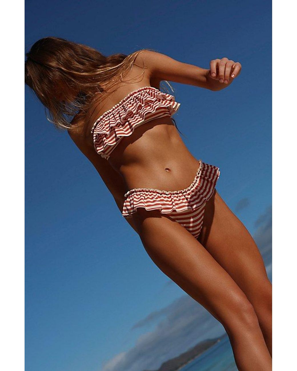 Solid & Striped Blue The Kaia Bikini Bottoms
