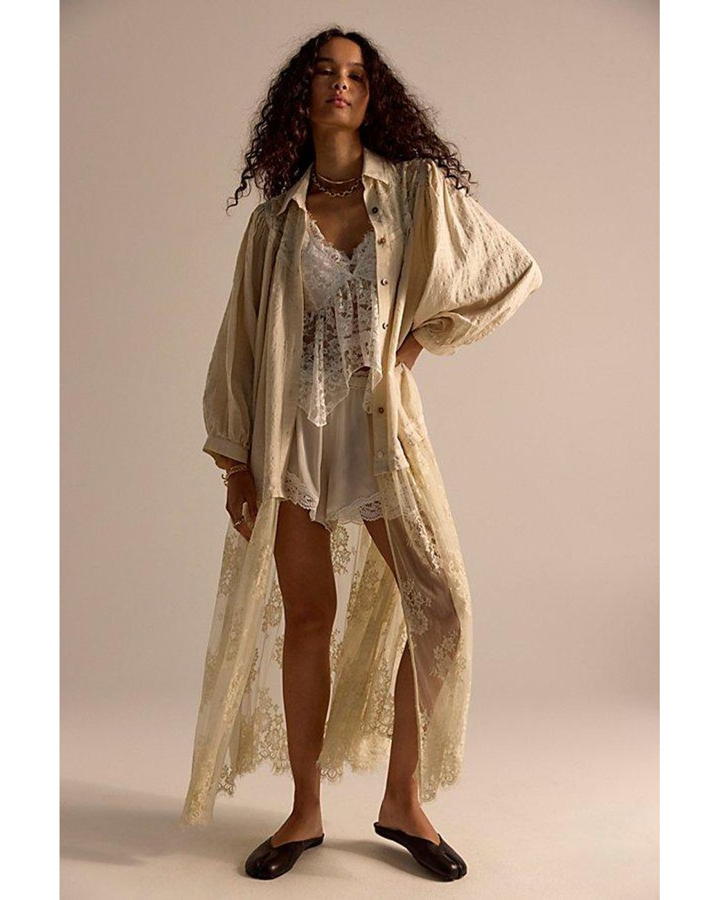 Intimately By Free People Natural Last Stop Maxi Top By