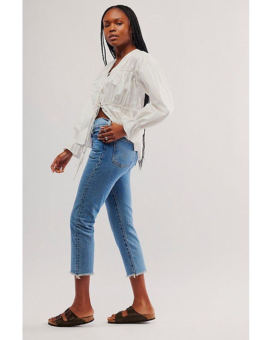 Levis crop 501 hotsell