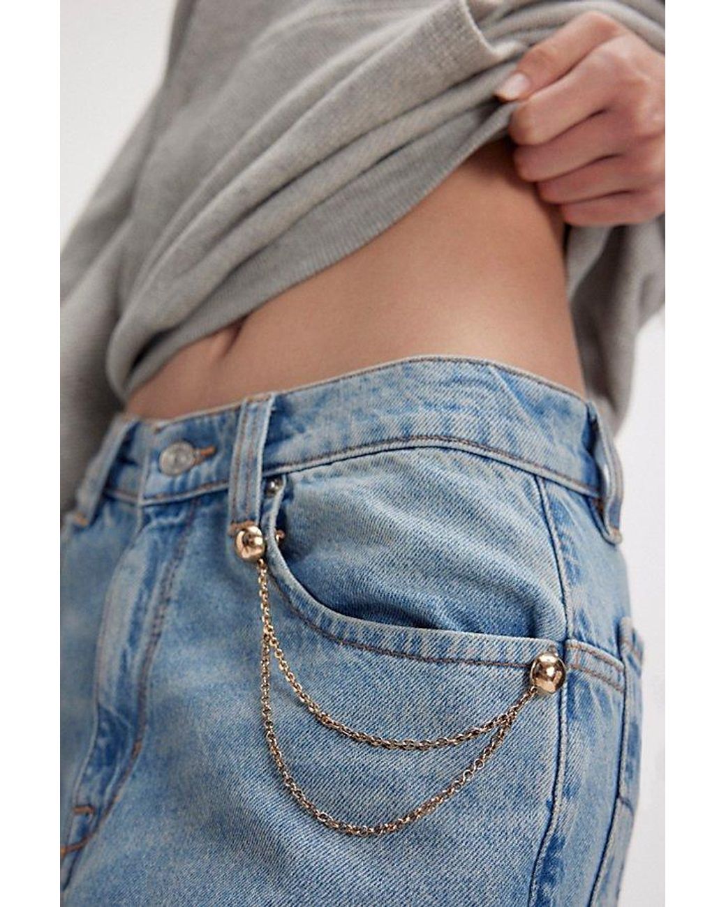 Free People Gray Love Connection Pin