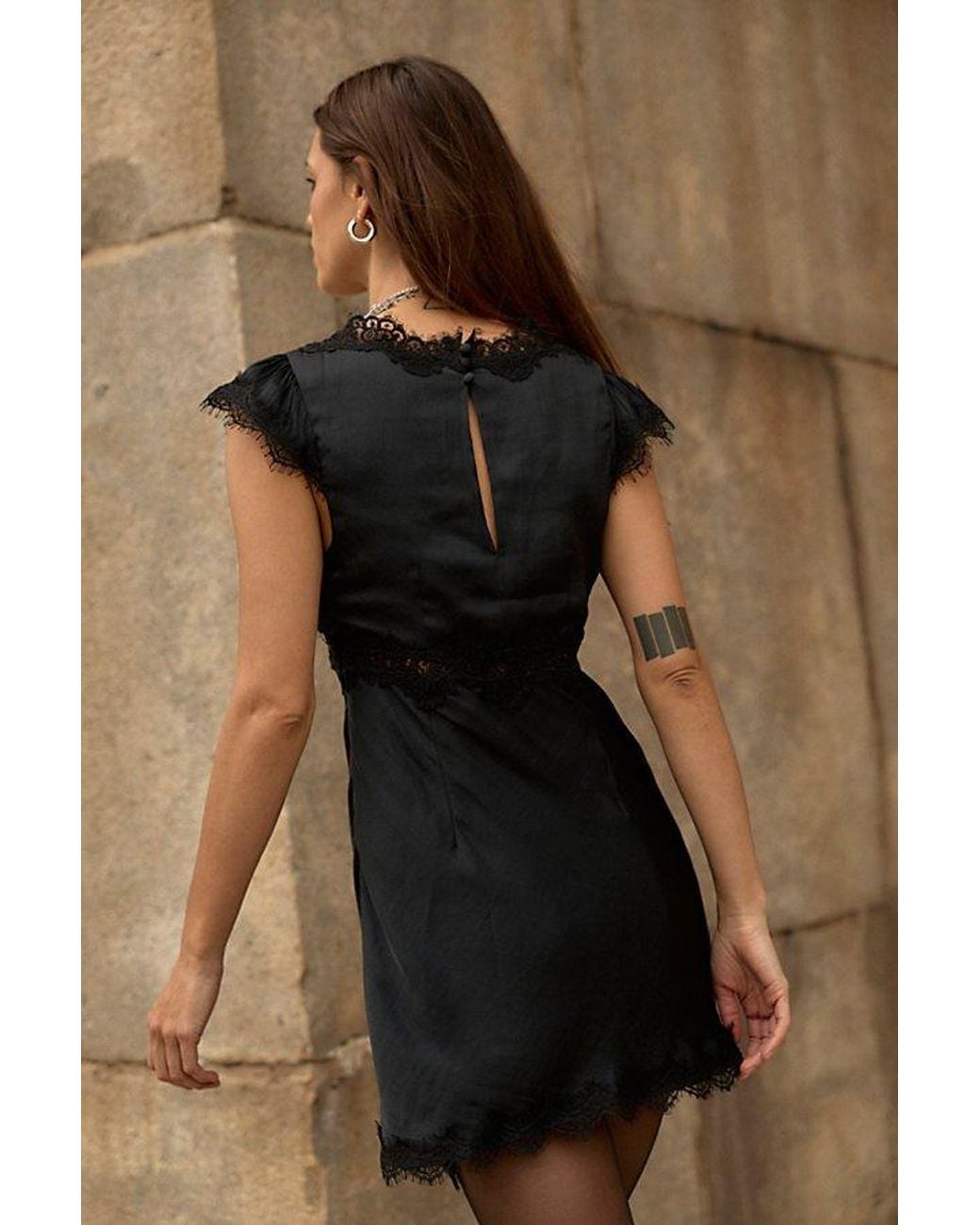 Free People Brown Brightest Star Mini Dress