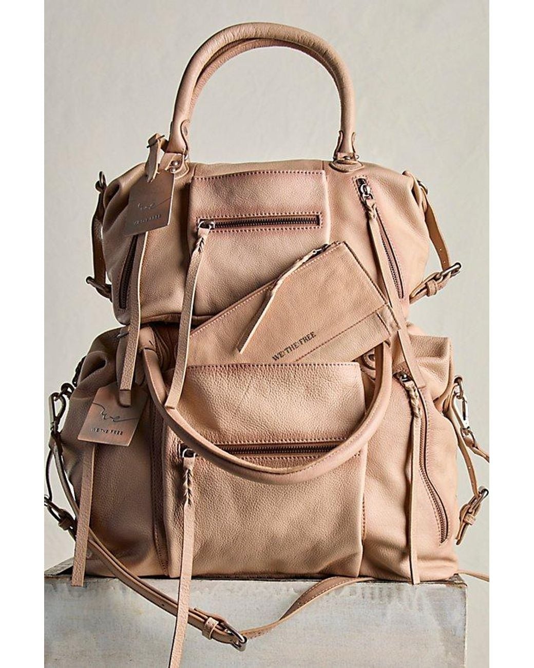 Free People Natural Emerson Tote Bag