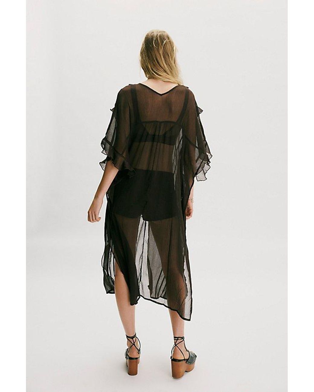 Free People Natural Winter Valley Kimono