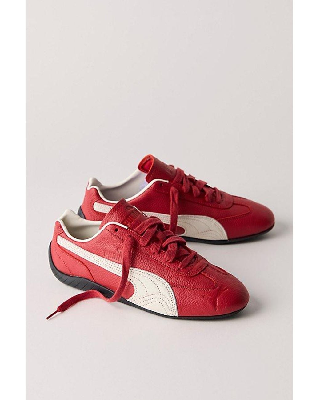PUMA Red Speedcat Deconstructed Sneakers