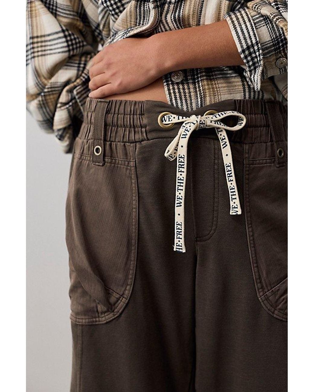 Free People Multicolor Onset Knit Pull-On Cargo Pants