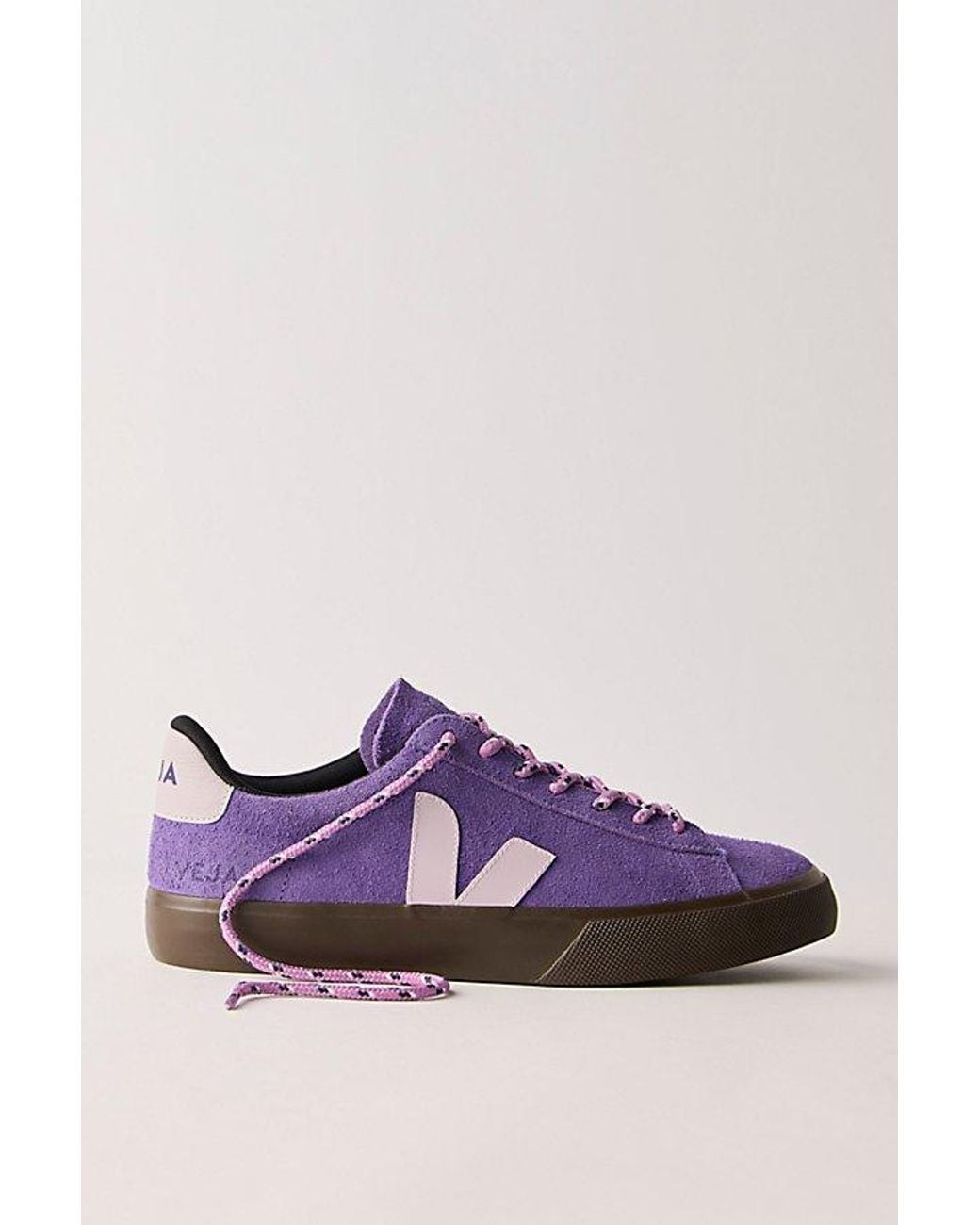 Veja Purple Campo Trainers Shoe