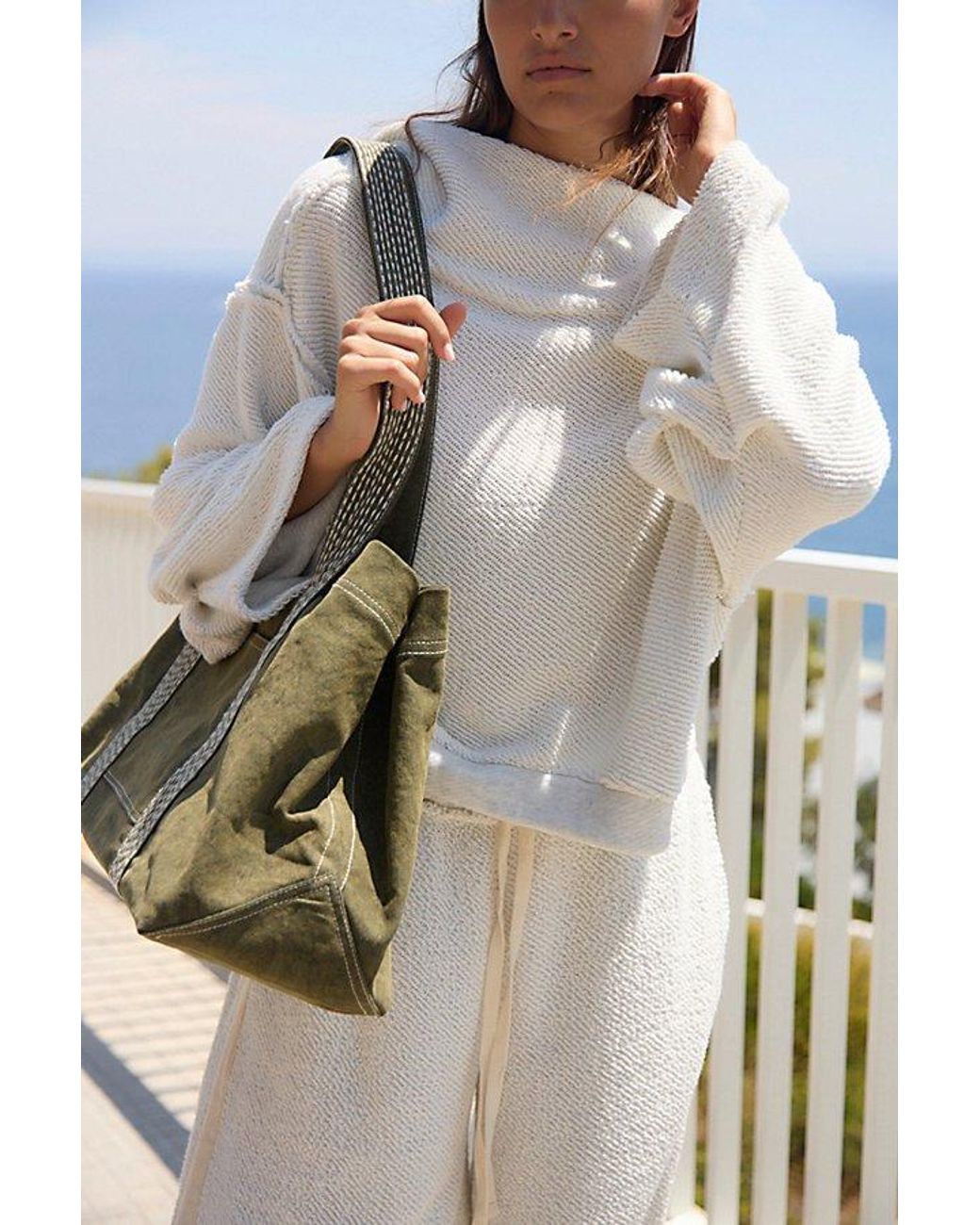 free-est Blue Marissa Hoodie By