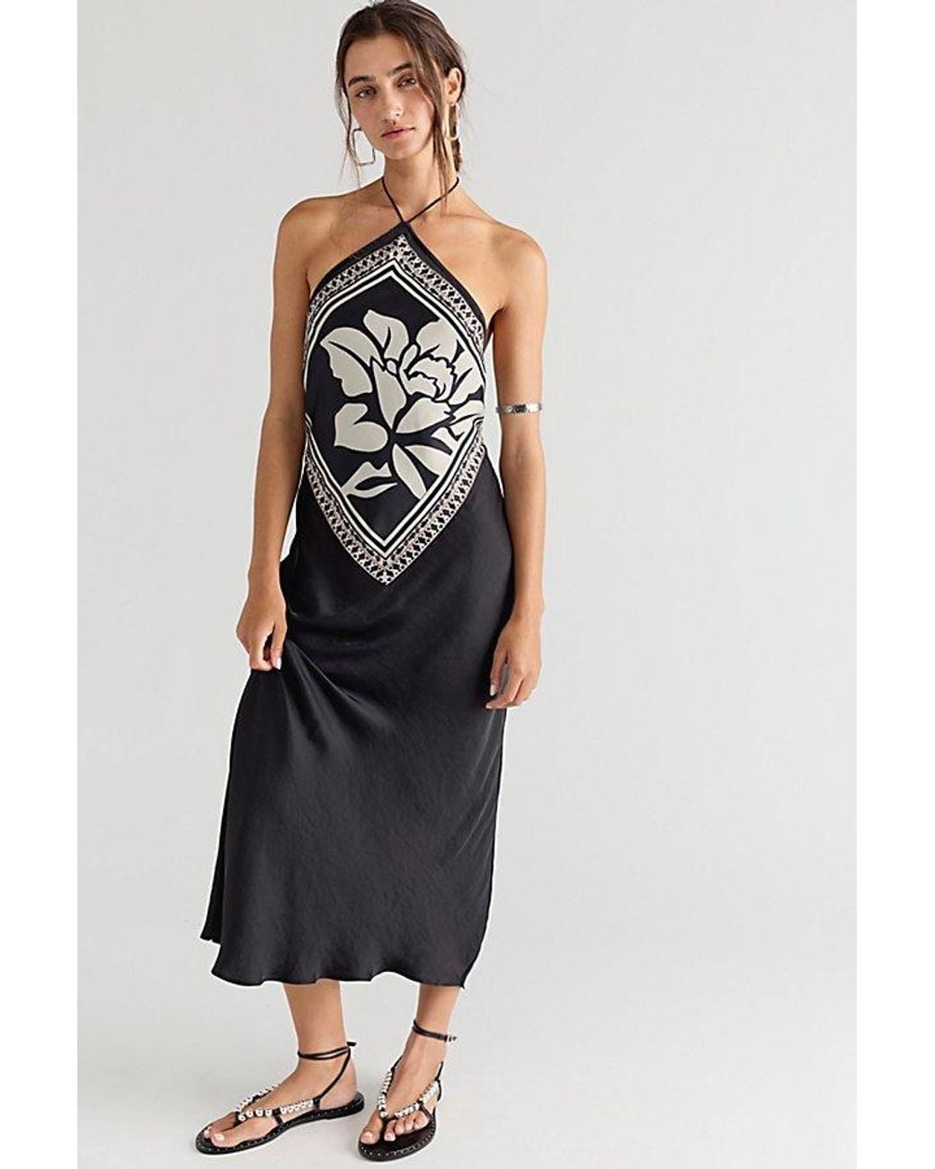 Free People Multicolor Citrine Midi Dress
