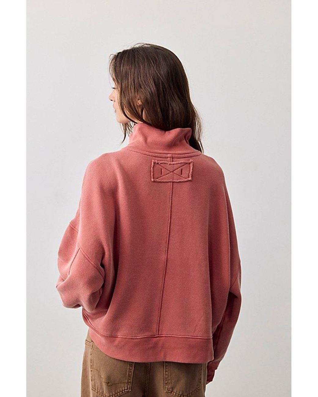 Free People Red Timeless Pullover