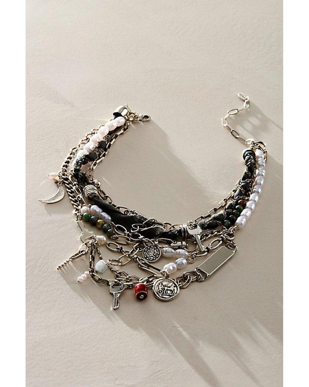 Free People Blue Risktaker Choker