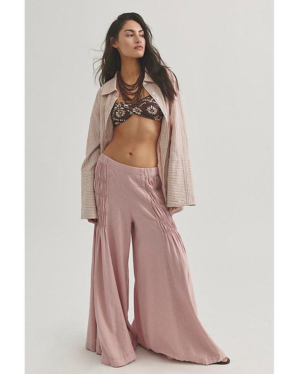 Free People Multicolor Swept Off Solid Pants