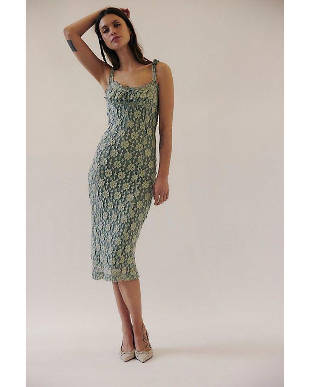 lucinda lace midi dress free people Lucinda Lace Midi Dress