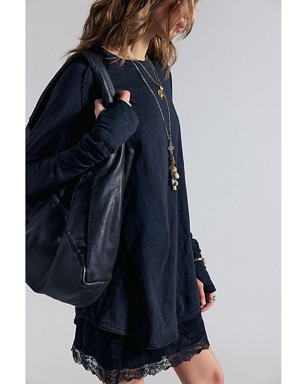Free People Blue We The Free Arden Tee