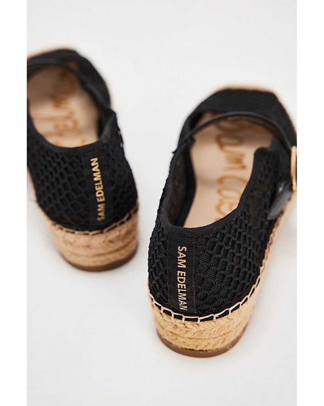 Sam Edelman Black Mackie Espadrilles By