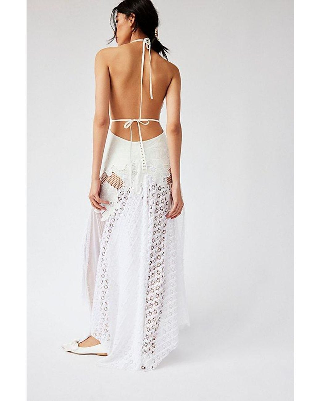 Free People Celeste Maxi Dress in White | Lyst