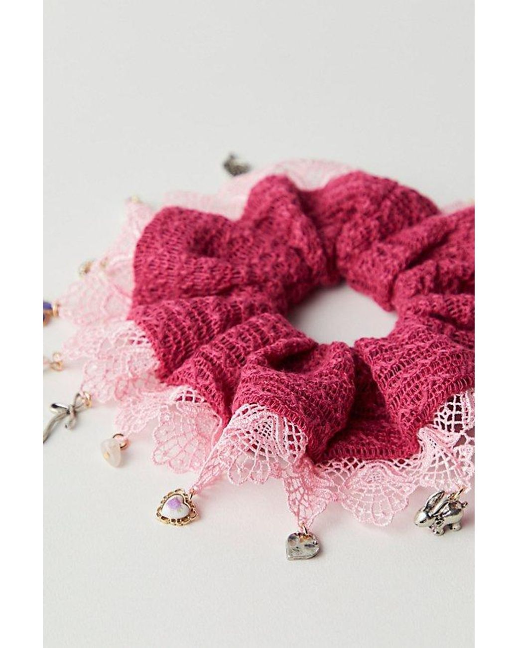 Free People Multicolor Esmerelda Pony Locket Scrunchie