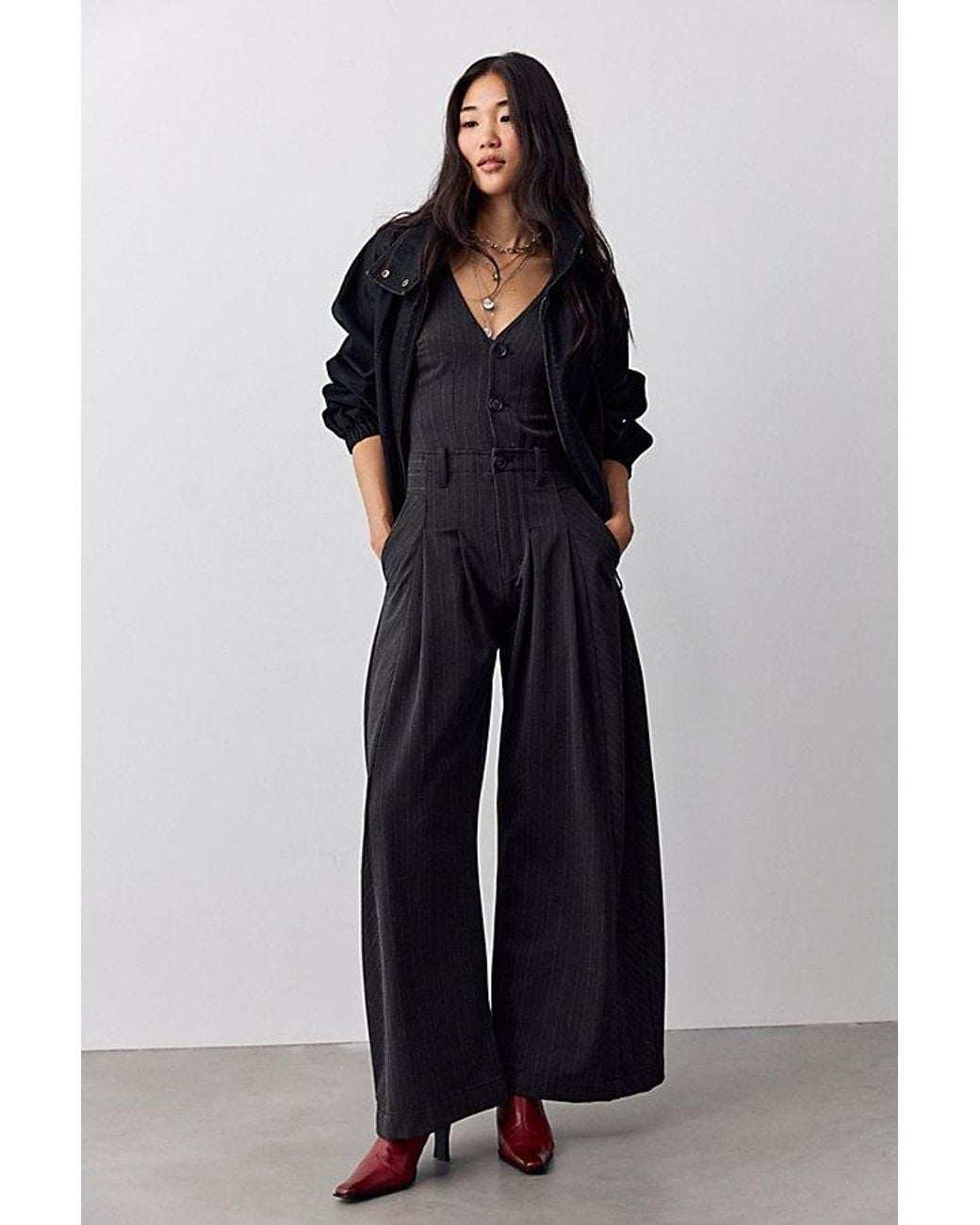 Free People Blue Spencer Jumpsuit