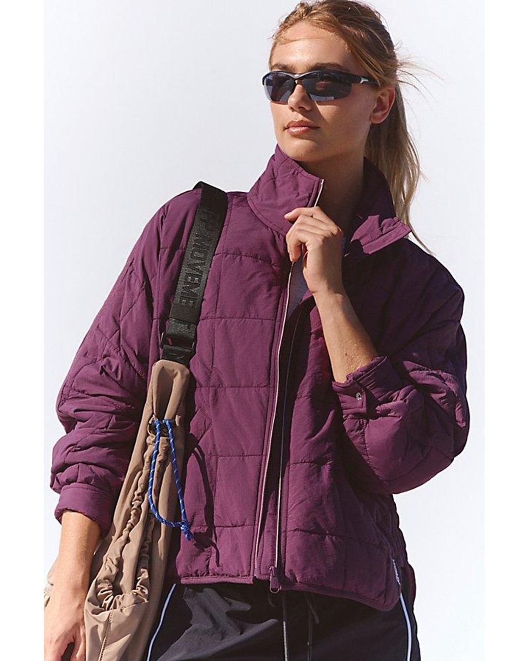 Fp Movement Purple Pippa Packable Puffer Jacket