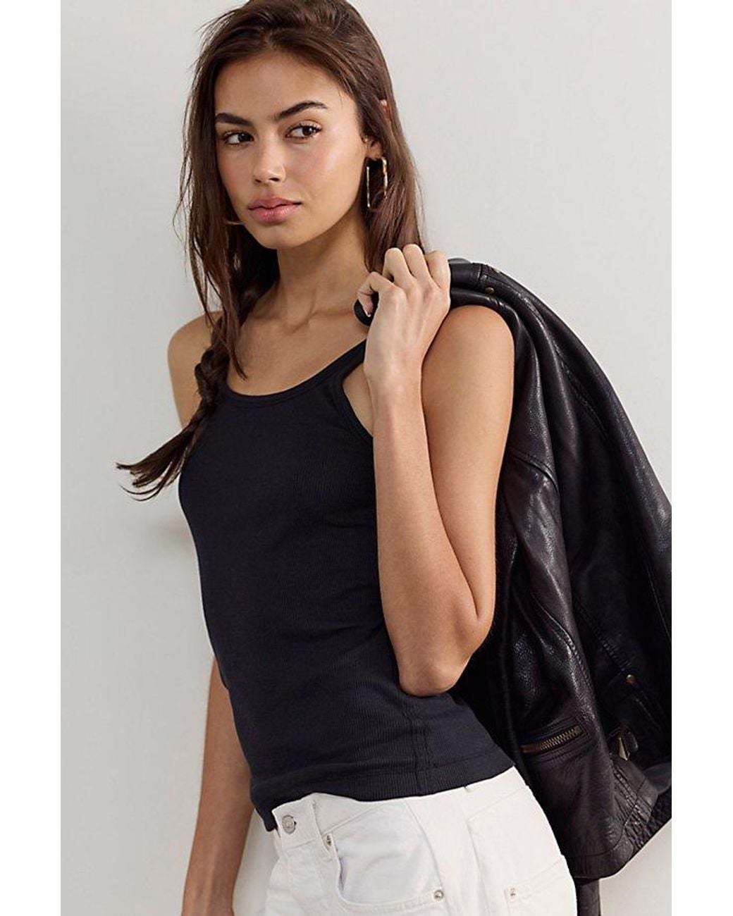 Intimately By Free People Blue Throw It On Tank Top By
