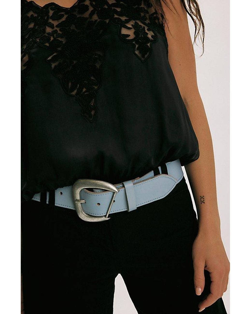 Free People Brown Charlie Leather Belt