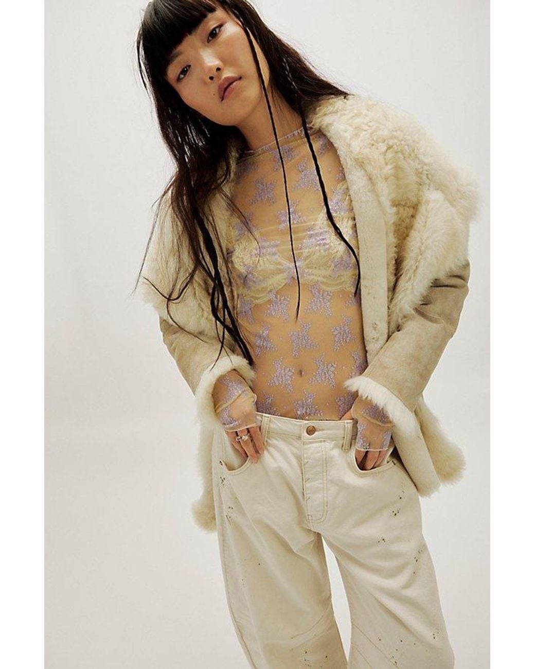 Intimately By Free People Natural Lady Lux Layering Top By