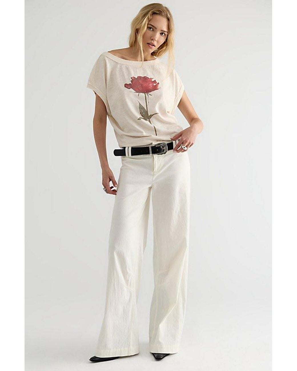 Ragabond Natural Petal Point Tee