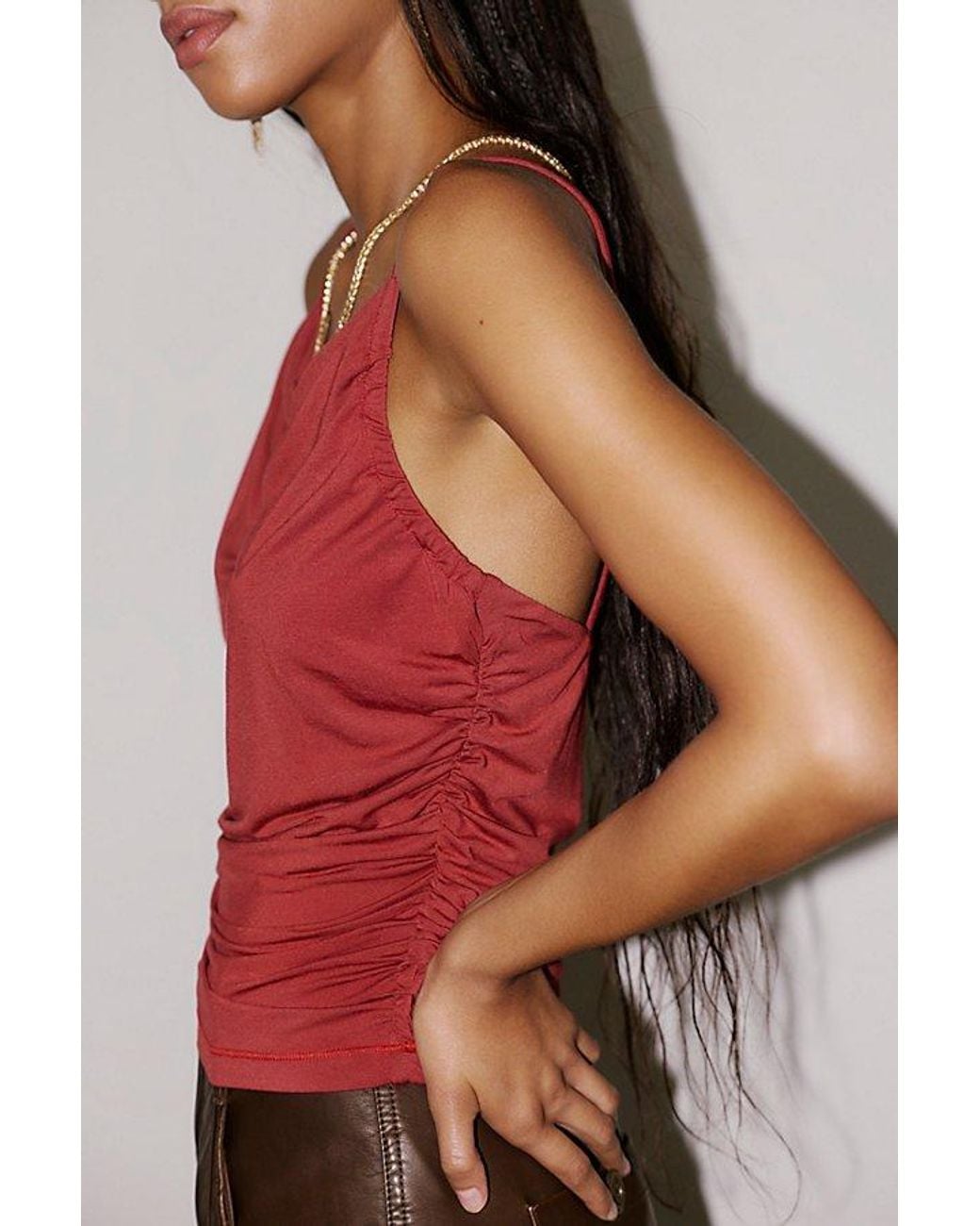 Intimately By Free People Red After Hours Convertible Cami By