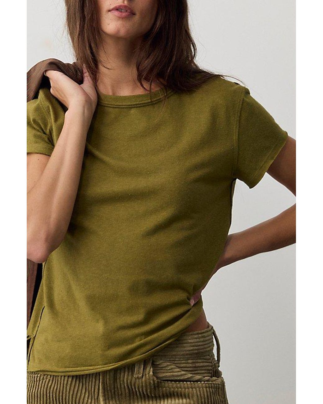 Free People Green Nova Tee