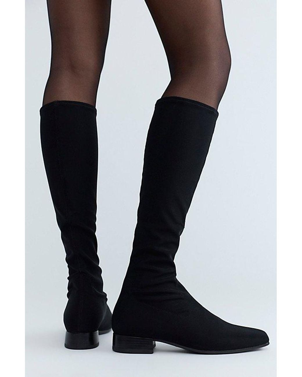 Vagabond Black Vagabond Mona Tall Stretch Boots Shoe By