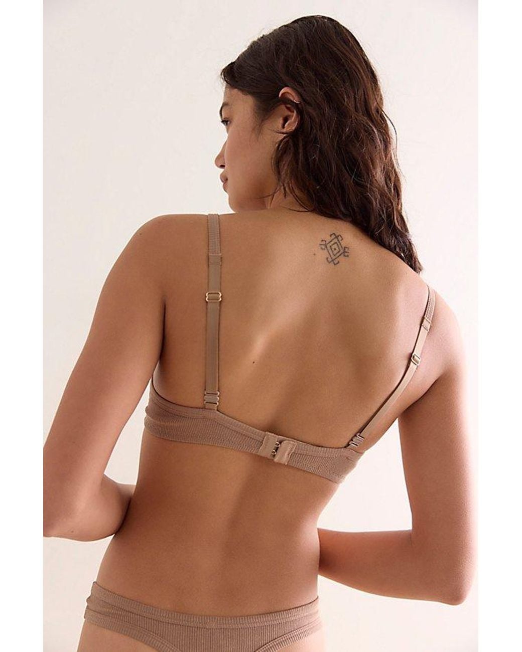 Nudea Brown The Organic Cotton Easy Does It Bralette