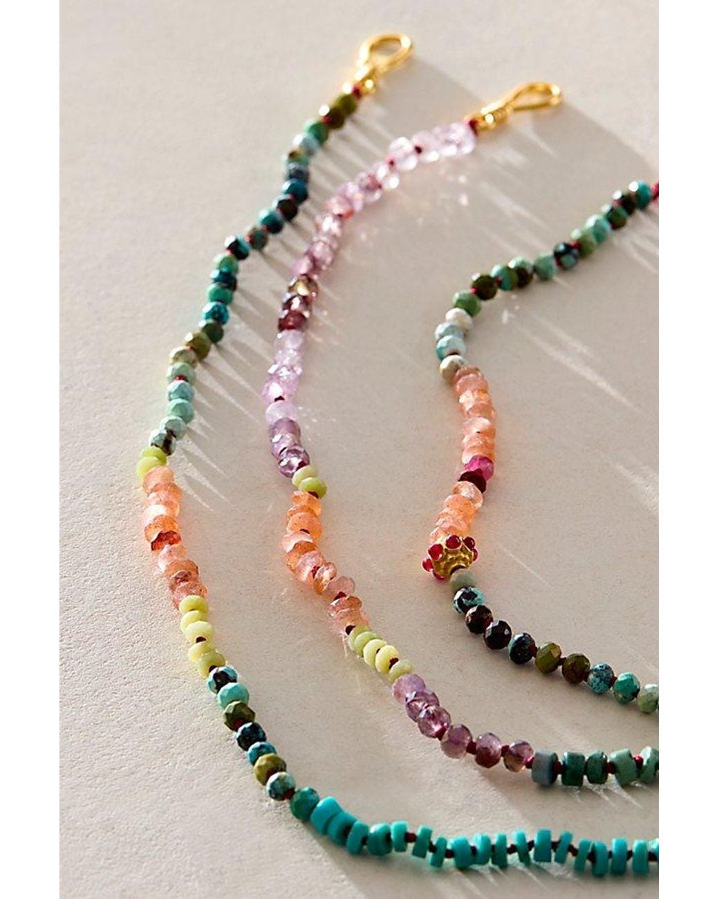 Meredith Waterstraat Brown Stone Necklace