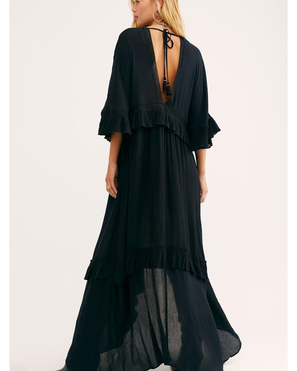 Free People Paradiso Maxi Dress in Black | Lyst Free People Paradiso Maxi Dress in Black | Lyst