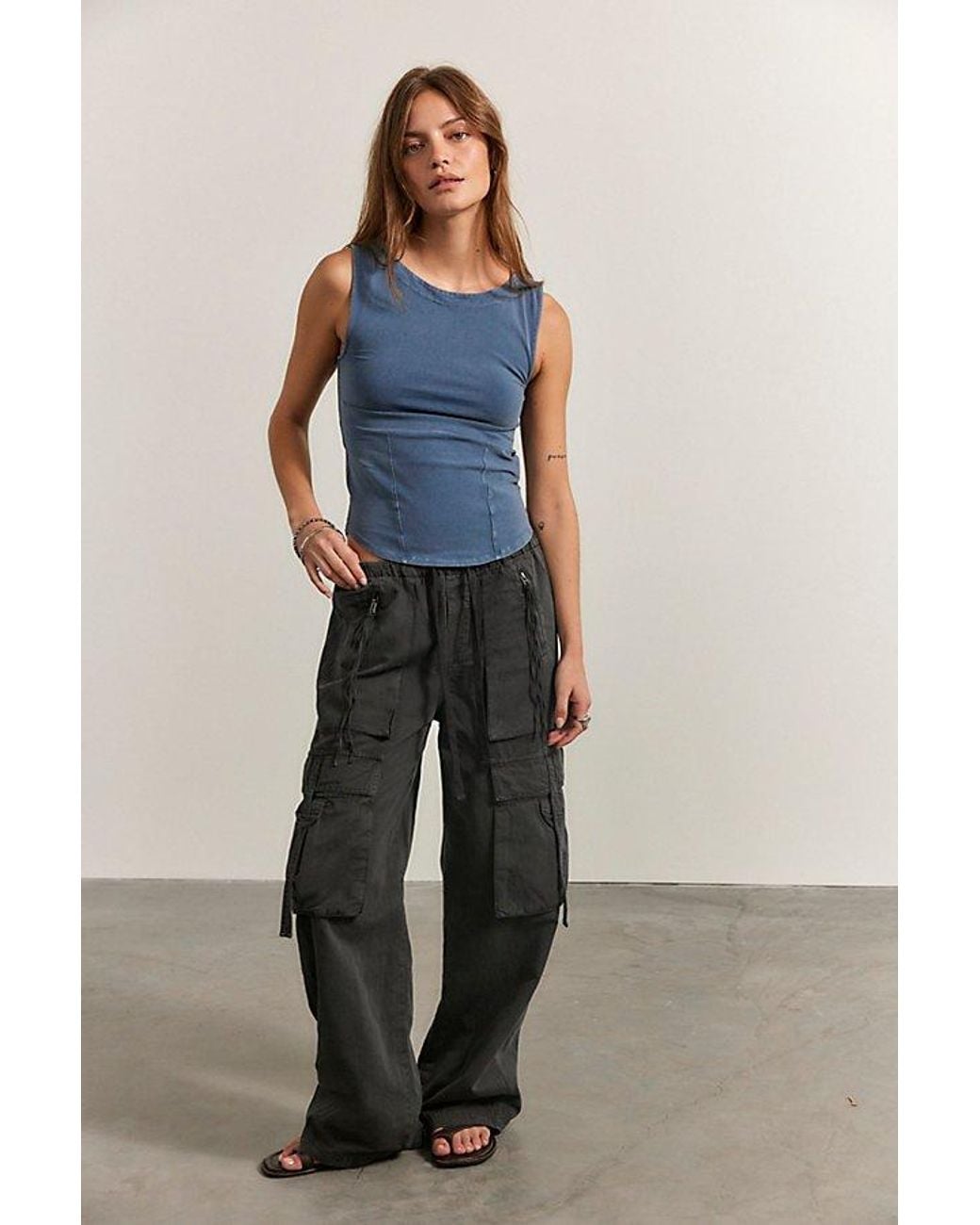 Free People Blue Iconic Tank Top