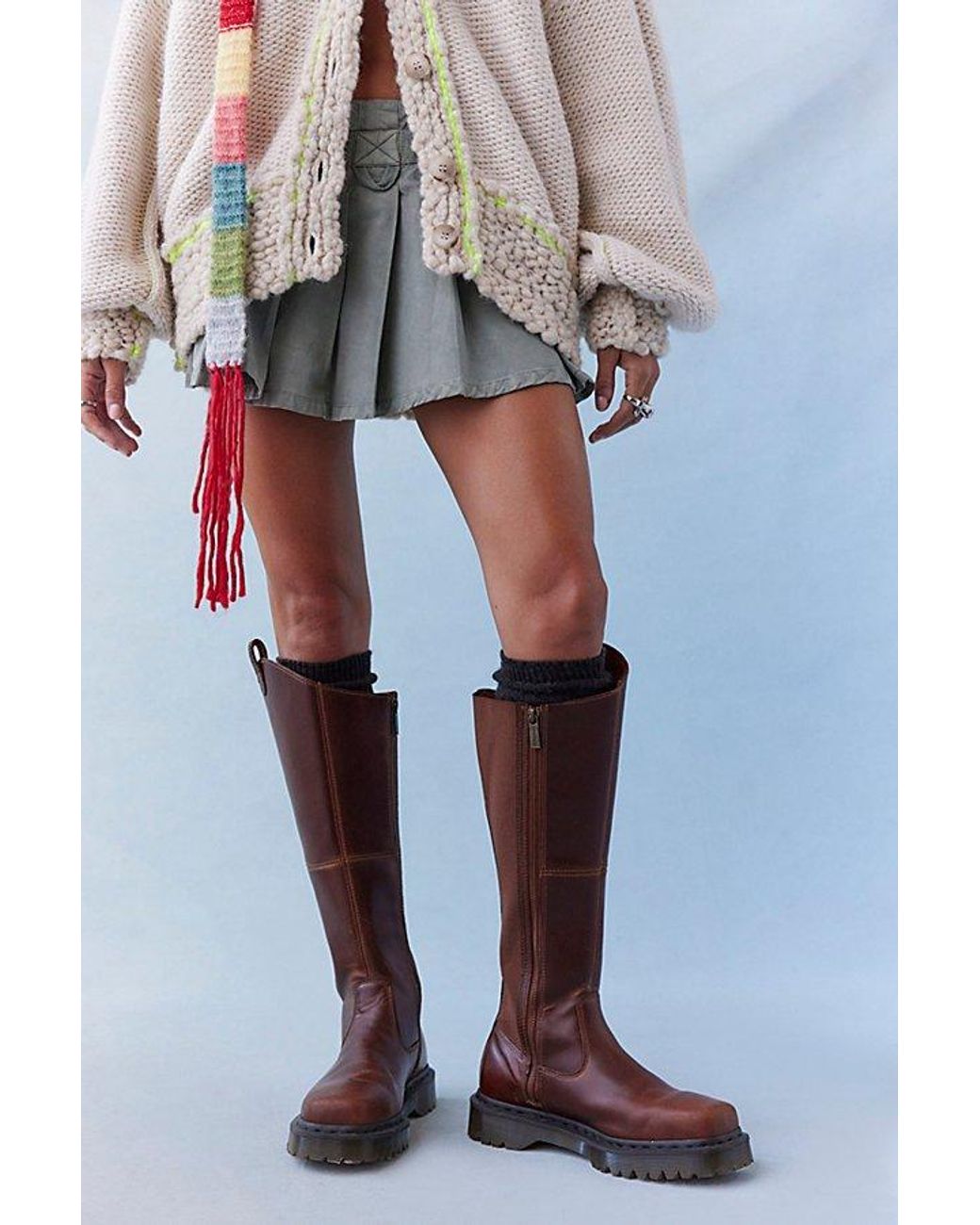 Dr. Martens Amaayah Hi Boots in Gray | Lyst