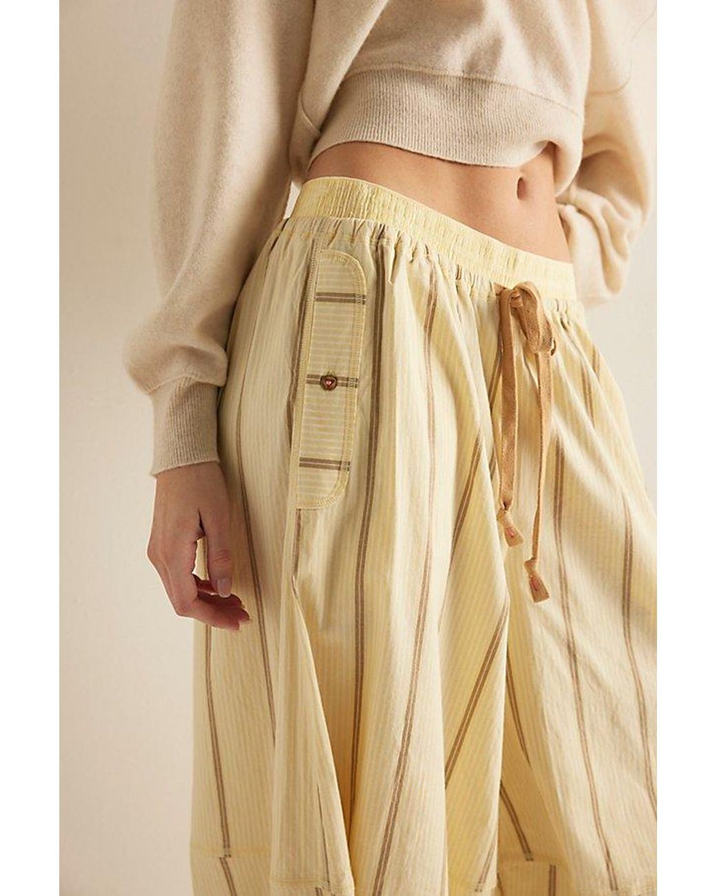 Intimately By Free People Natural Over The Moon House Pants By