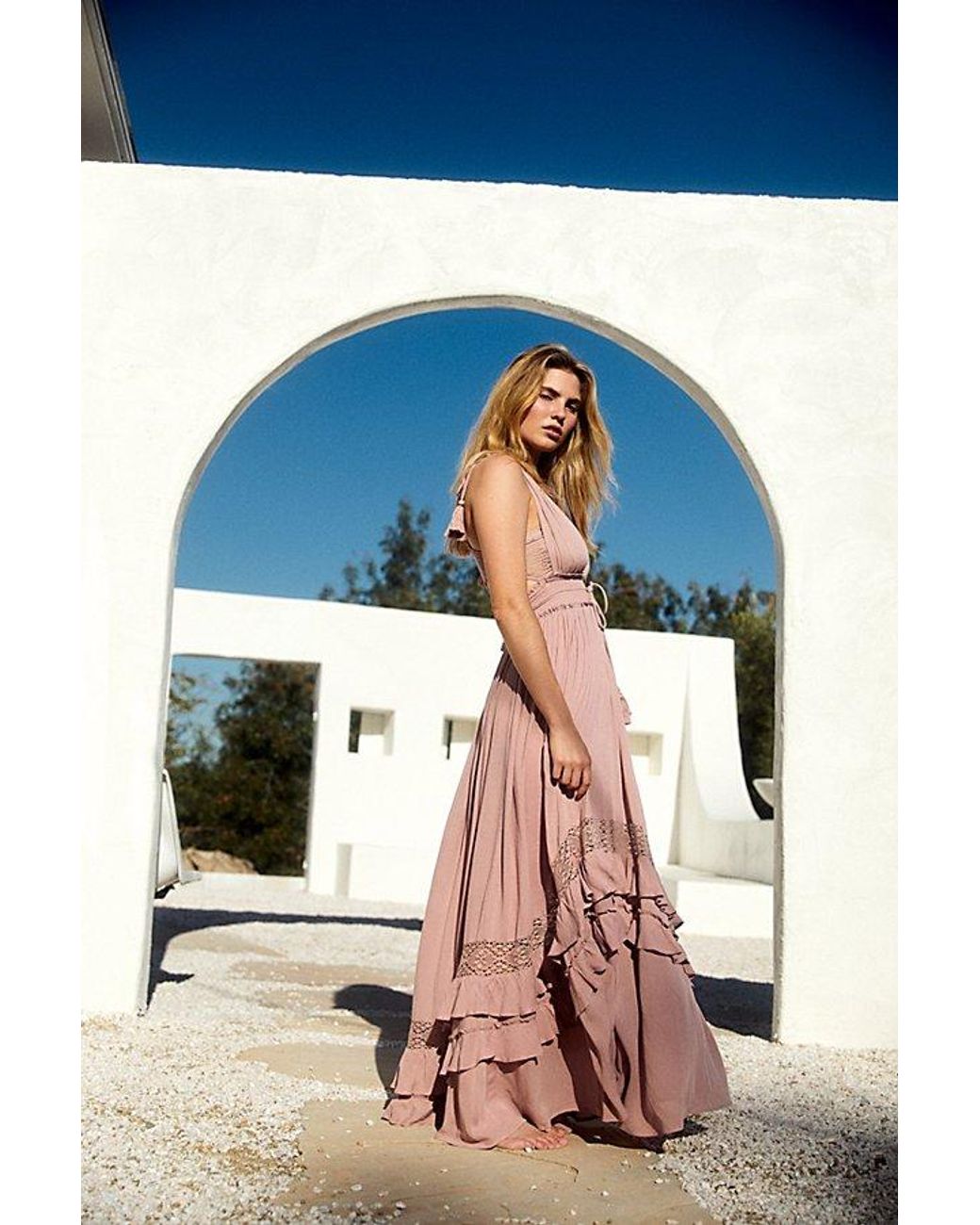 free-est Black Santa Maria Maxi Dress