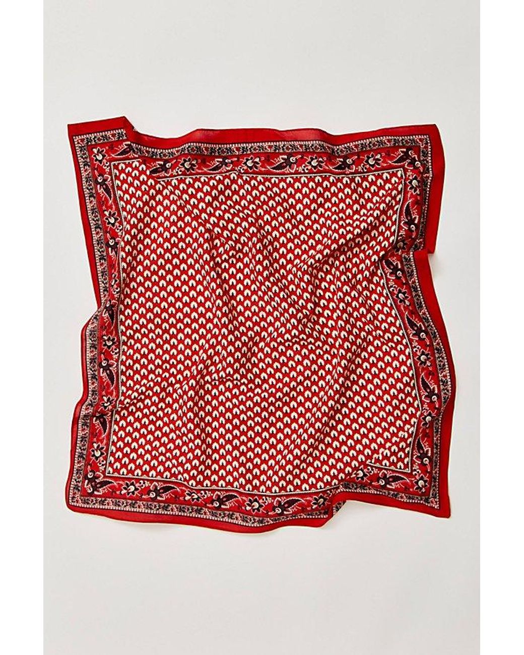 Free People Blue Lotus Paisley Print Bandana