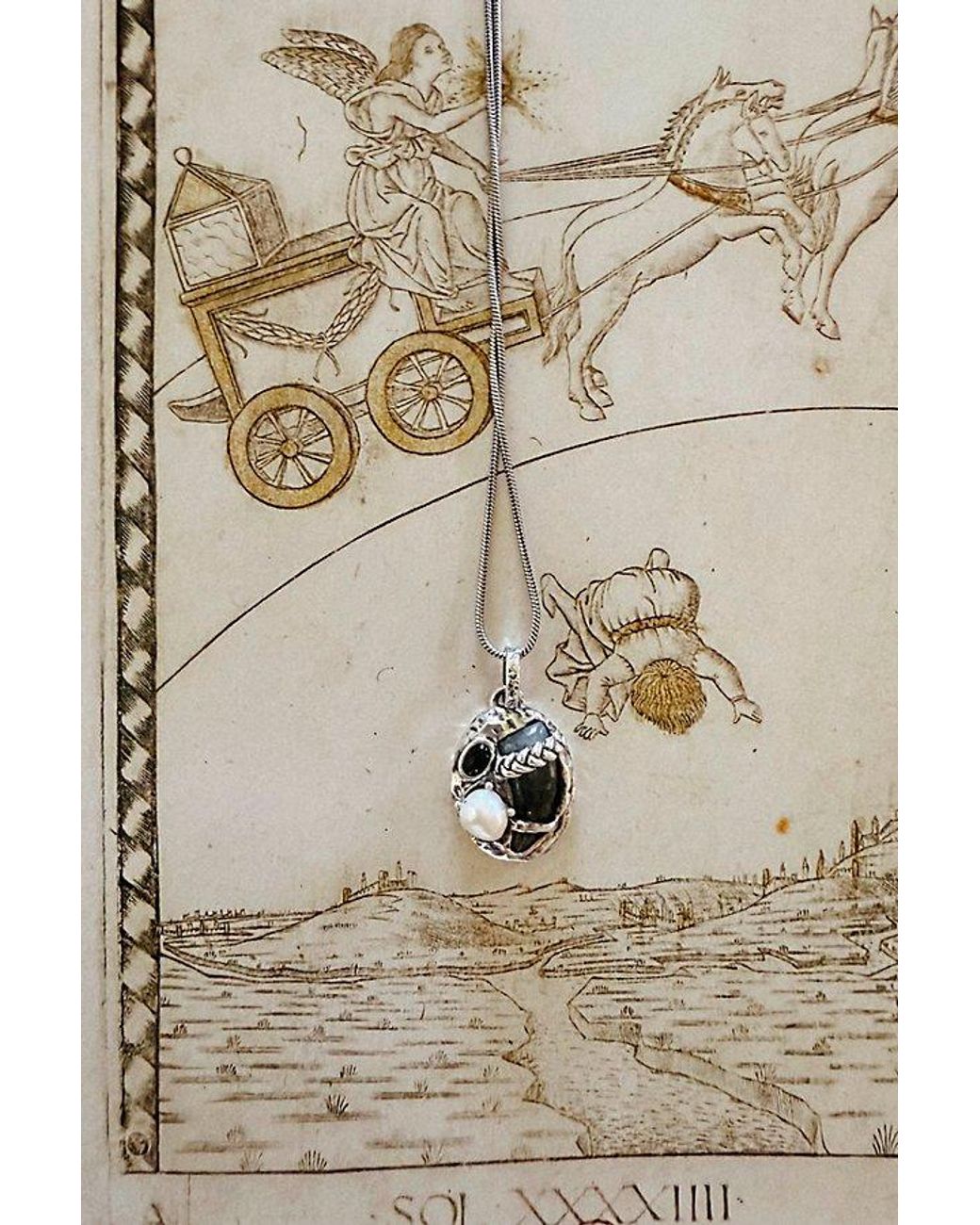 Pamela Love Gray X Free People Astra Pendant Necklace